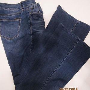 White House Black Market Stretch Flare Jeans.